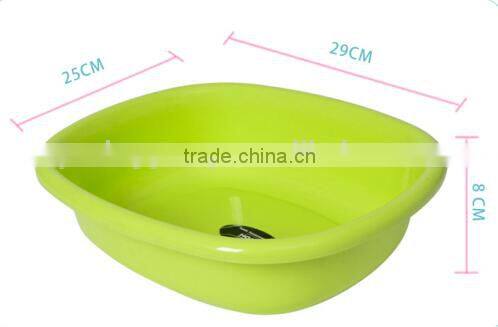 6L reatangular pp plastic washing bowl
