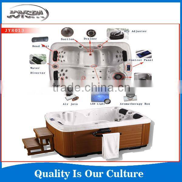 JY8013 two person massage outdoor spa/ massage hot tub outdoor spa pool sexy massge spa/ outdoor whirlpool spa
