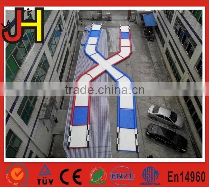 High Quality Inflatable Sport Air Race Track for Race Game, Go Kart Track