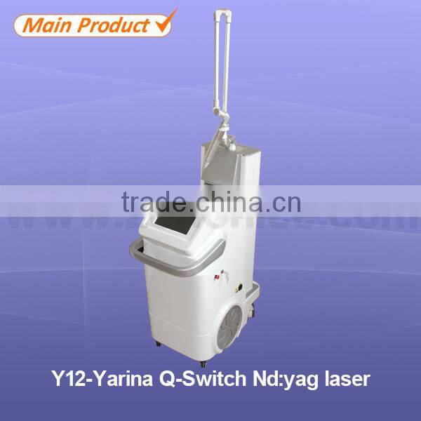 effectively q switch nd yag laser eyebrow tattoo removal machine
