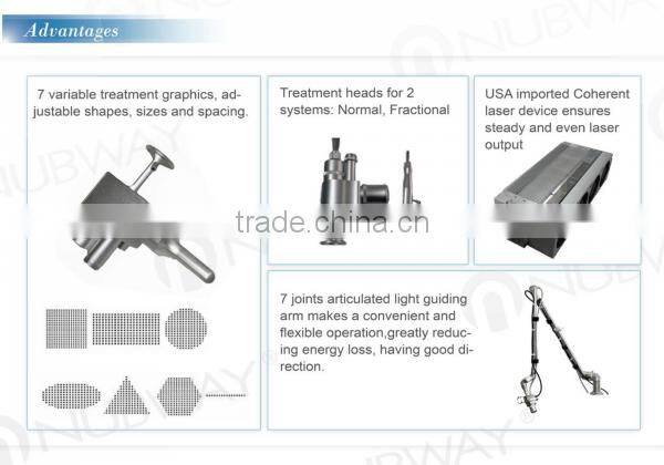 2016 new pixel medical fractional co2 laser acne scar removal machine