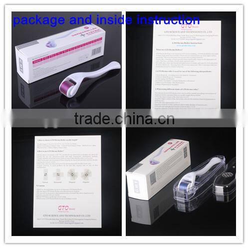GTO 540 needles titanium derma rollers