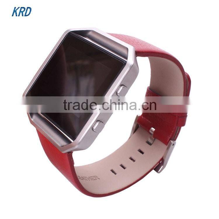 Superior Luxury Genuine Leather Watch band Wrist strap For Fitbit Blaze Smart Watch
