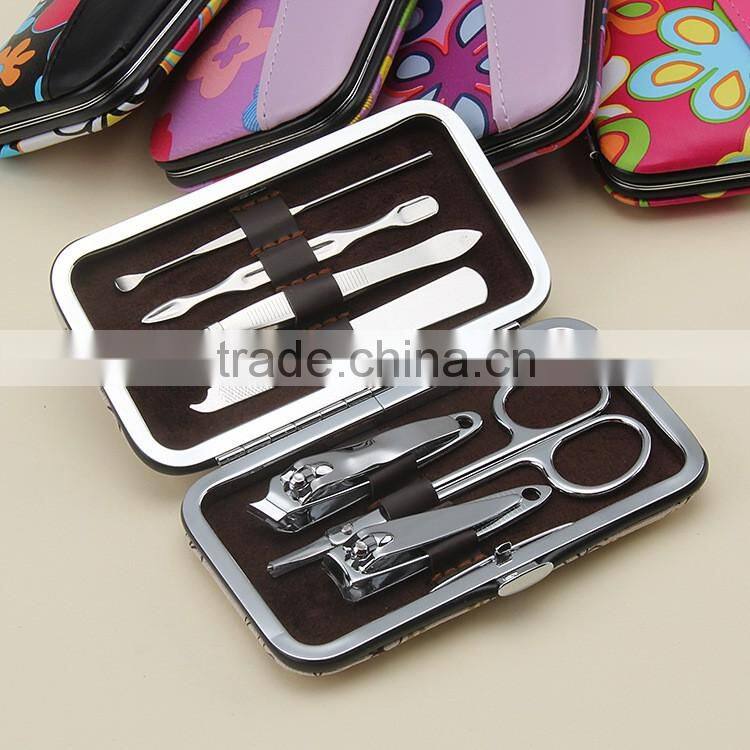 Bonvatt 7 pcs Professional Nail care set Manicure Kit Manicure Set men's manicure set suitcase