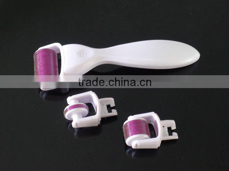2017 Flagship! Facial beauty care product - micro needling derma roller 3 in 1, dermaroller with needles