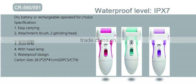 2015 Newest 4 in 1 colorful battery rechargeable women epilator