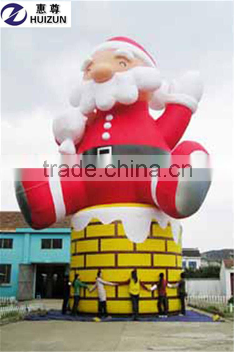 New promotional lovely inflatable santa claus for sale