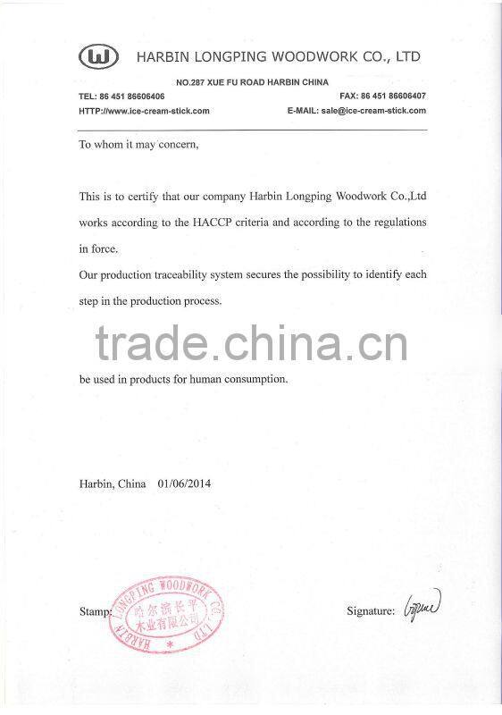 new wood made in china medical use natural tongue depressor