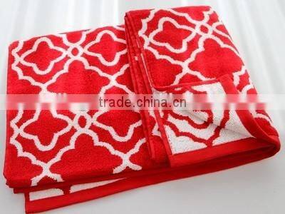 Bath towel 100% cotton cotton jacquard towel hotel towel
