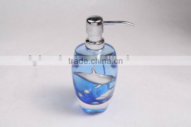 Blue dolphin design bathroom accessories set,bathroom sets