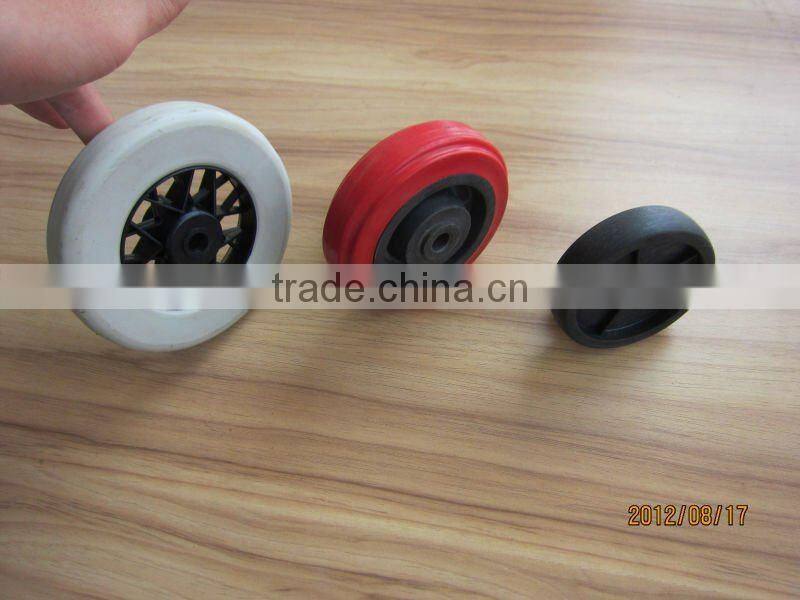 beam trolley hard plastic wheels 4x1.25