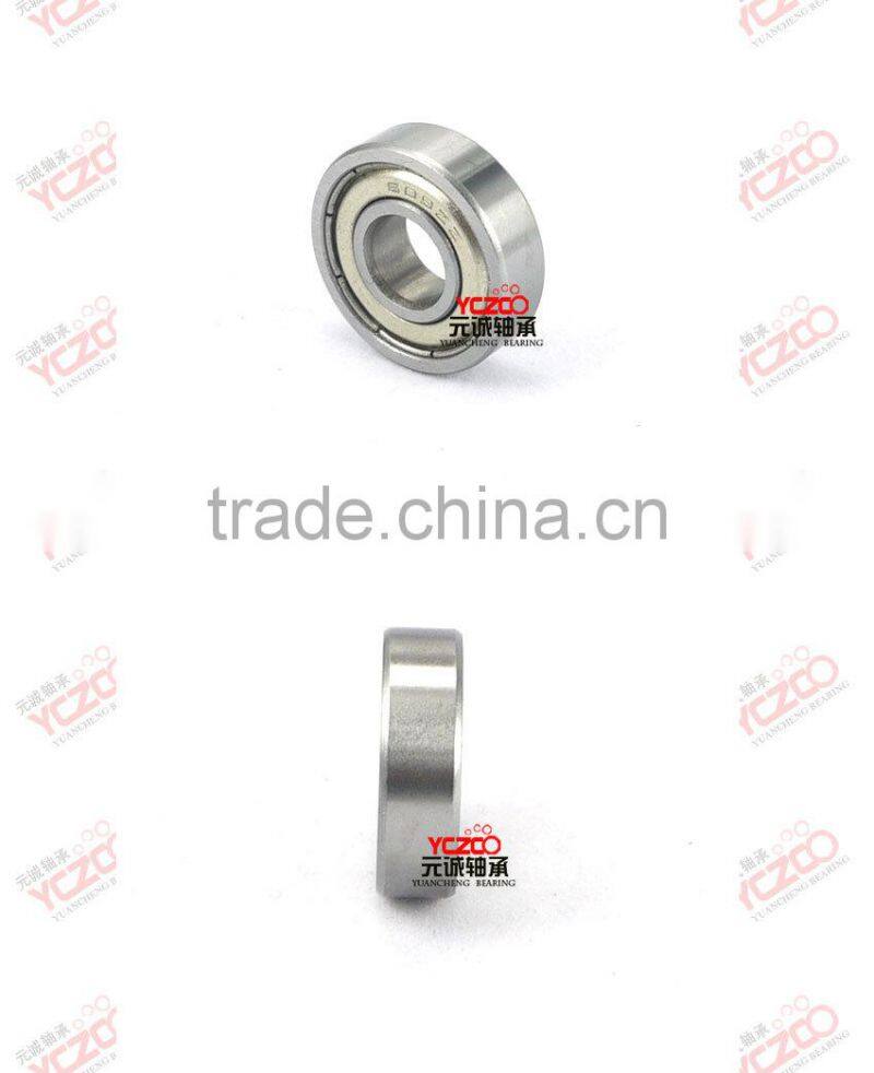 YCZCO excellent 9*24*7 mm 609zz deep groove ball bearing