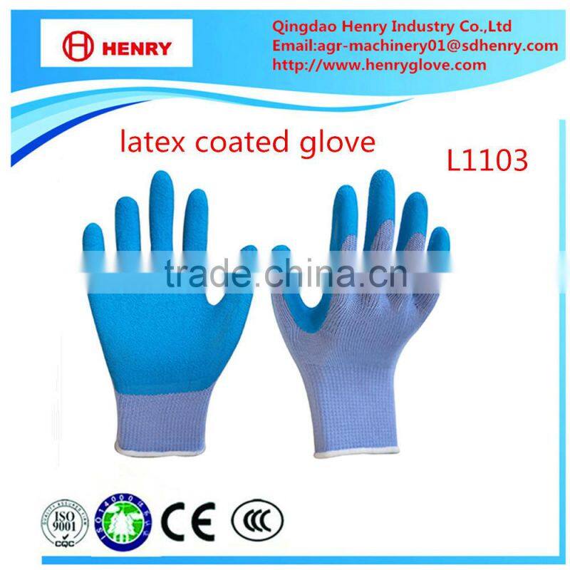 latex coated glove