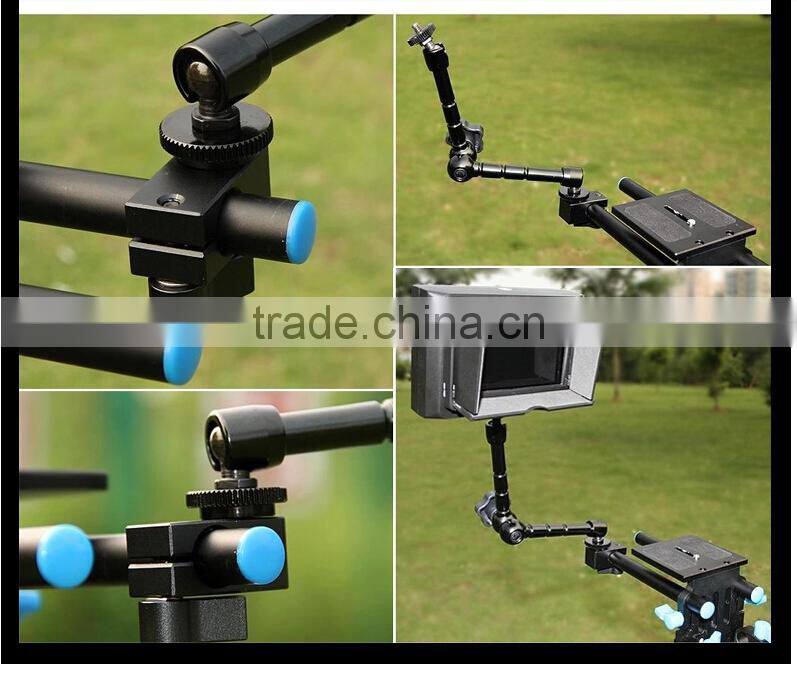 Friction Articulating Magic Arm 1/4" Hot Shoe Connector for Camera LCD Monitor LED Light