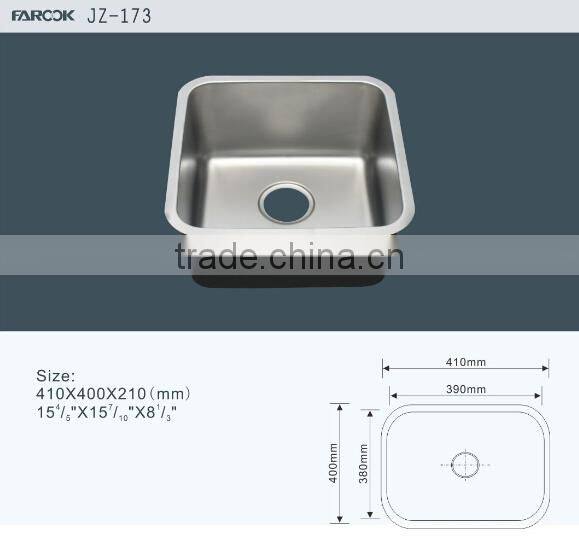 41x40cm small designs stainless steel kitchen sink