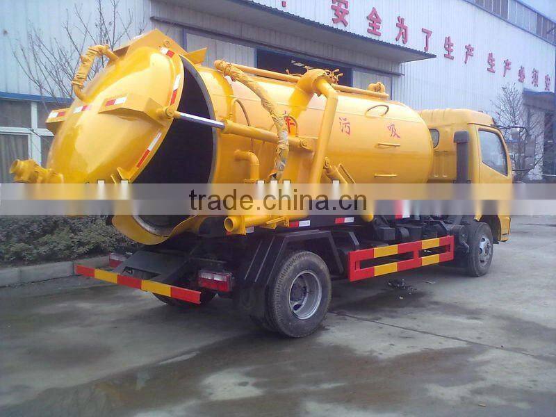 Advanced Dongfeng Duolika 4x2 high pressure sewer flushing truck
