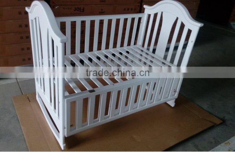 2016 popular sales multifunction baby crib