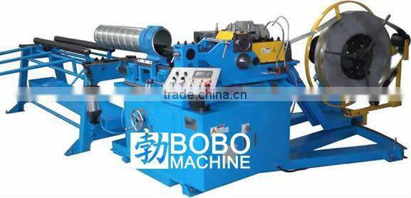 Equipment for spiral round duct