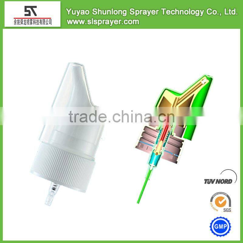 Plastic oblique nasal sprayer pump/medical throat Sprayer