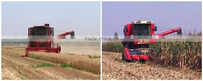 5 rows mini soybean combine harvester