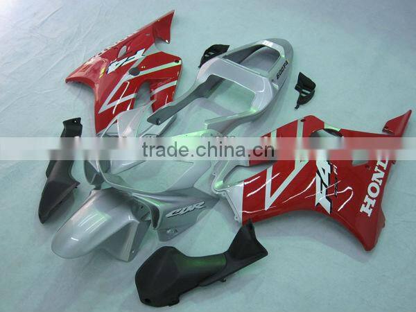 For Honda CBR600F4I CBR600 F4I 2001-2003 2002 Red Silver Fairing Body Work