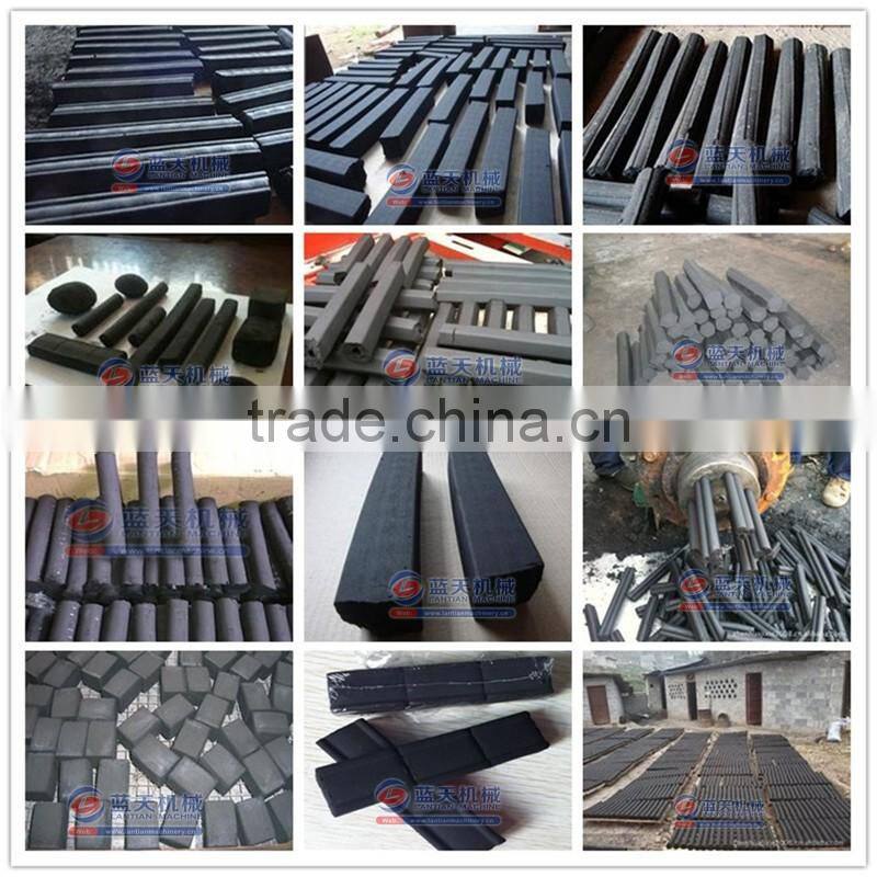 30 years Durable Silver Charcoal Bar Making Machine | Coal Rods Extruding Machine