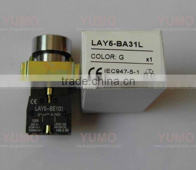 LAY5-BA31L Push button switch with lock