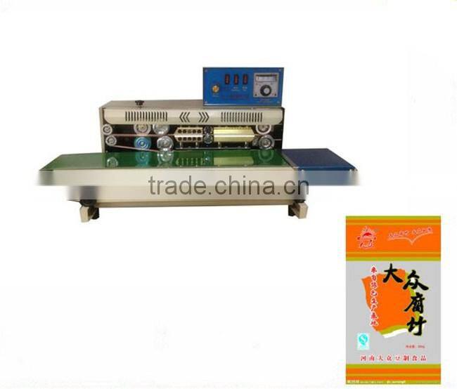 Plastic bags continuous sealing machine for sale
