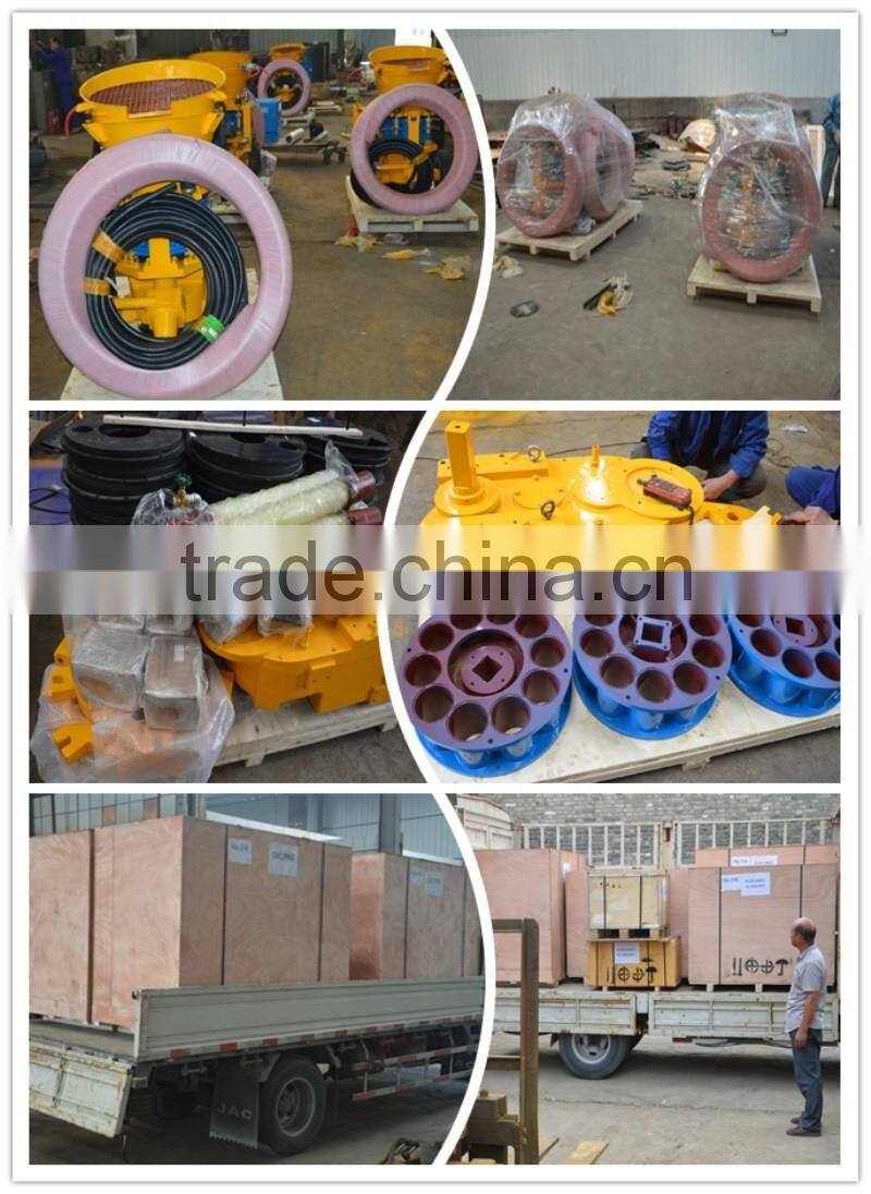 Diesel drive concrete spraying machine