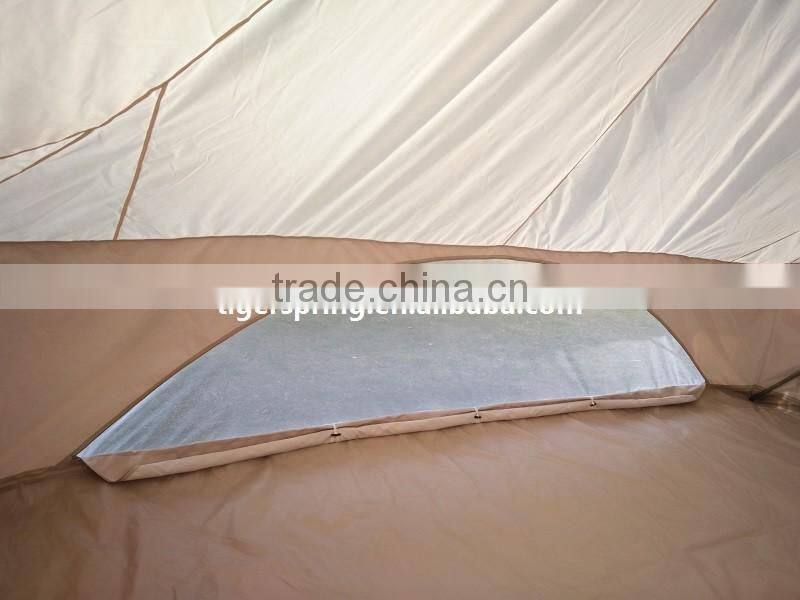 Outdoor Heavy Duty 4m Bell Tent Camping Bell Tent with Two Doors