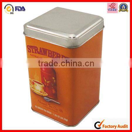 professional manufacturer square wine tin can