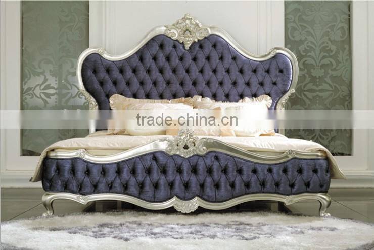 Luxury European sytle wooden bed (1.8M)