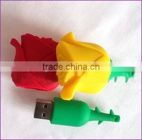 Creative rose usb flash drive shell