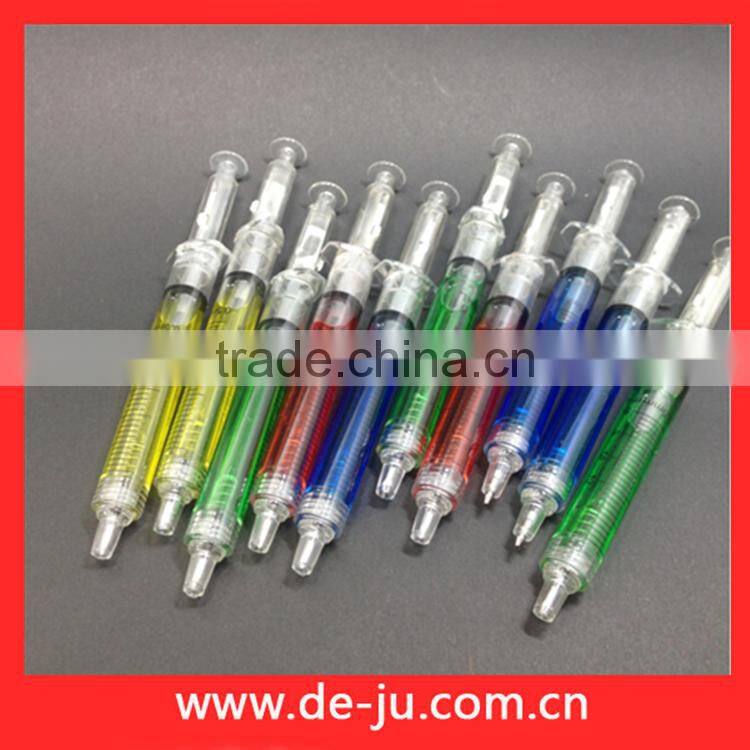 Transparent Plastic Cylinder Shape Mini Ball Pen