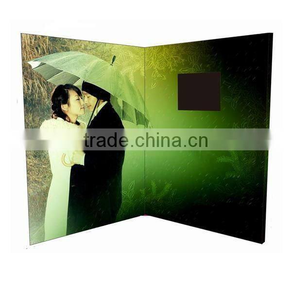 1.8 inch customized musical video screen brochure digital greeting card