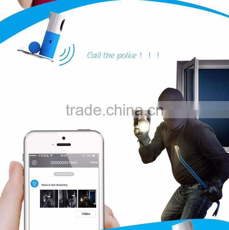 Smart Mobile WiFi Video Camera For Home Security Monitoring, Household WiFi Net Wireless CCTV Camera With Alert