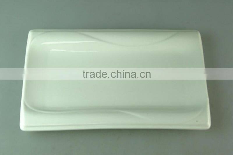 Good Price 2016 High Quality Simpleness White Ceramic Dinner Thin Plate For Wholesale