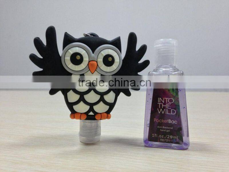High Quality Scented Alcohol-based Waterless Hand Hygiene with Portable Fashional Silicone Holders