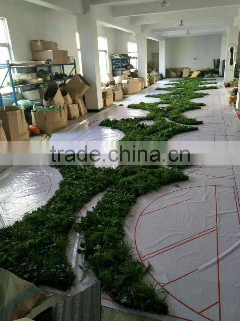 Factory price plastic plants artificial wall