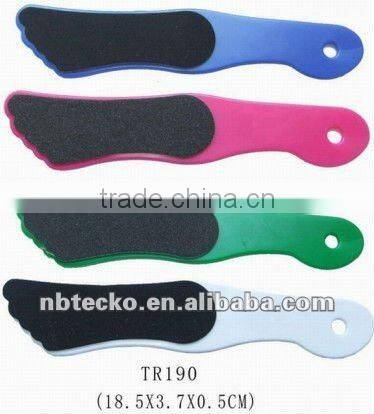 foot pumice stone; plasitc foot file pedicure for promotional