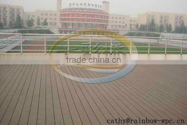 wpc wood flooring thickness 25 mm decking floor