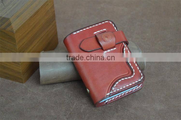 Top genuine leather business card holder business genuine leather cover bulk clear PVC card holder