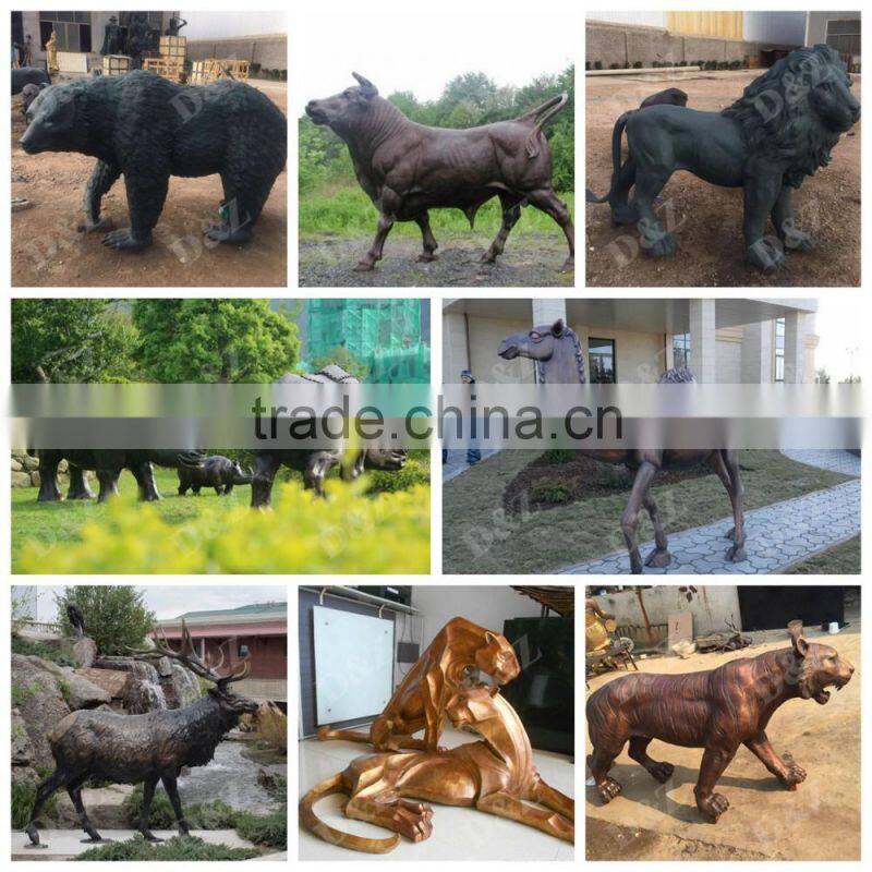 wall art decoration bronze metal relief with horses