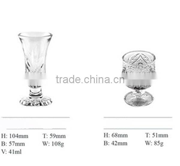 Clear pretty glass Ice cream cup ice cream maker cup