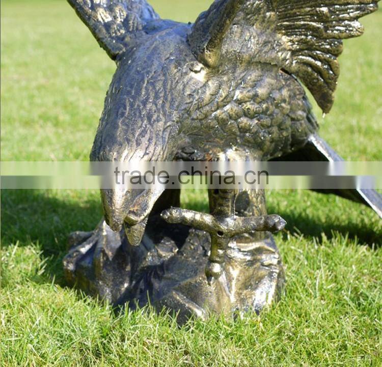 Outdoor animal metal sculpture bronze statue aigle for sale