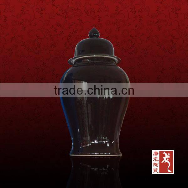 Antique style excellent quality blue and white porcelain ginger jars for home storage