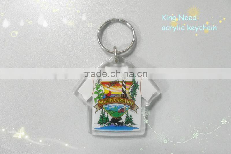 Donguan wholesale acrylic Key Chain key Ring