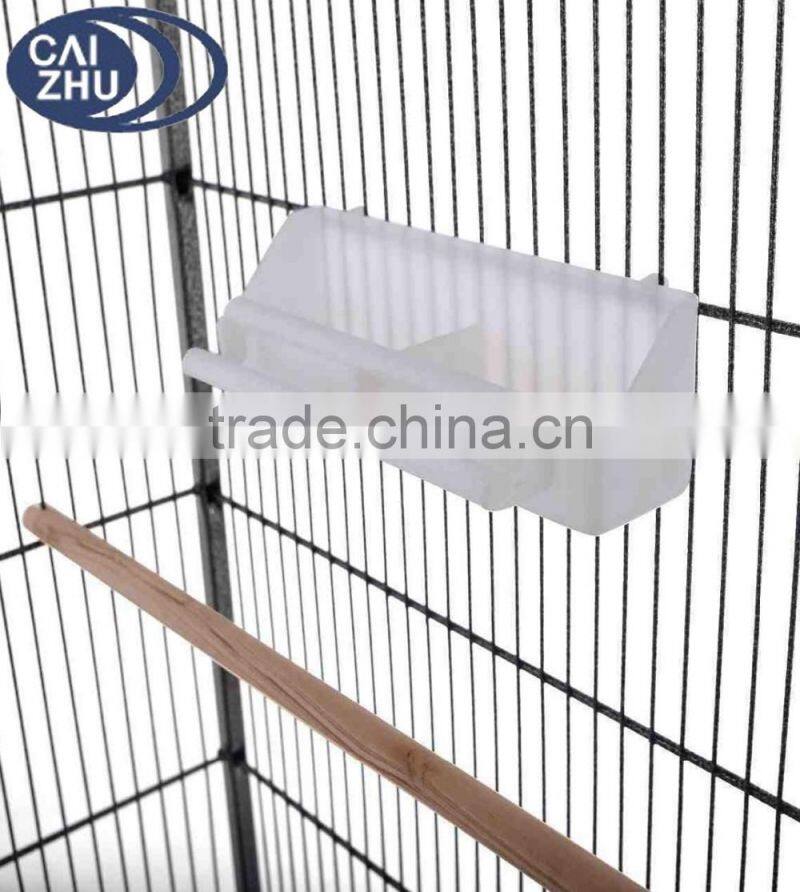 146cm Large Parrot Bird Cage Play Top w/Perch Stand Two Doors Aviary House