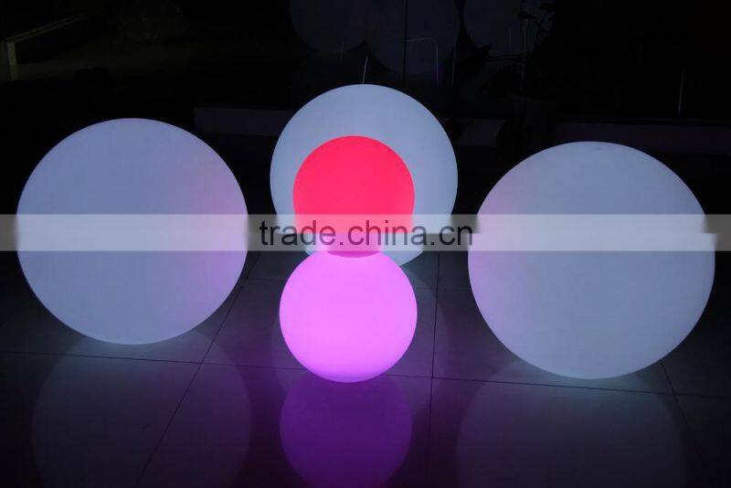 RGB waterproof party decoration ball led glow floating ball