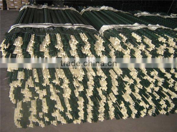 Studdened T-post and Y-post painted 5 feet 1.25lbs on sale china supplier